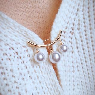 [Moda Liga] Broche De Pérolas] [Design Excelente]