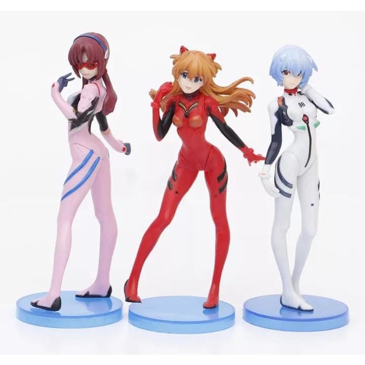 Action Figures Anime Neon Genesis Evangelion Asuka Ayanami Mari 