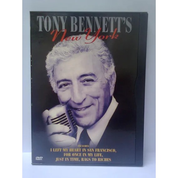 Dvd Tony Bennett - Tony Bennett's New York - Snapcase - Imp. - Ag25