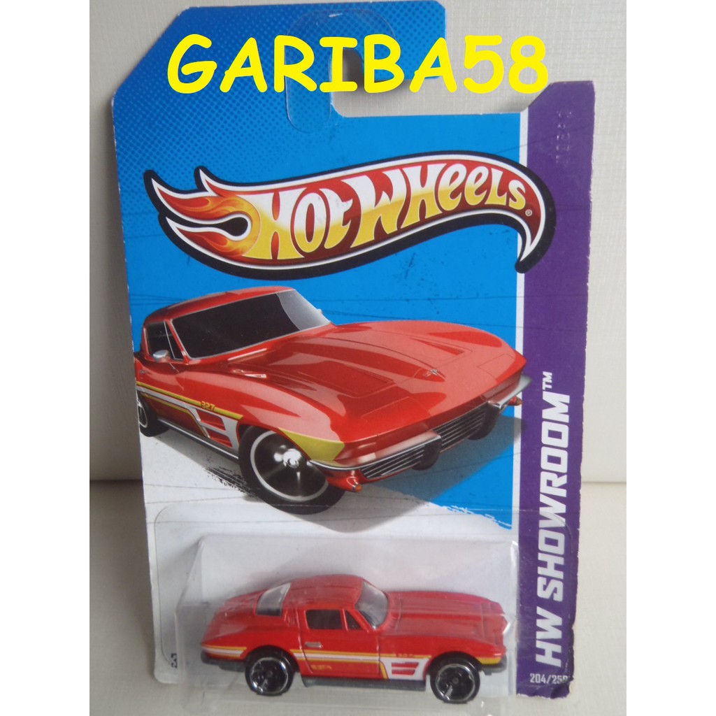 HOT WHEELS ´64 CORVETTE STING RAY 2013 SHOWROOM 60TH SERIES GARIBA58