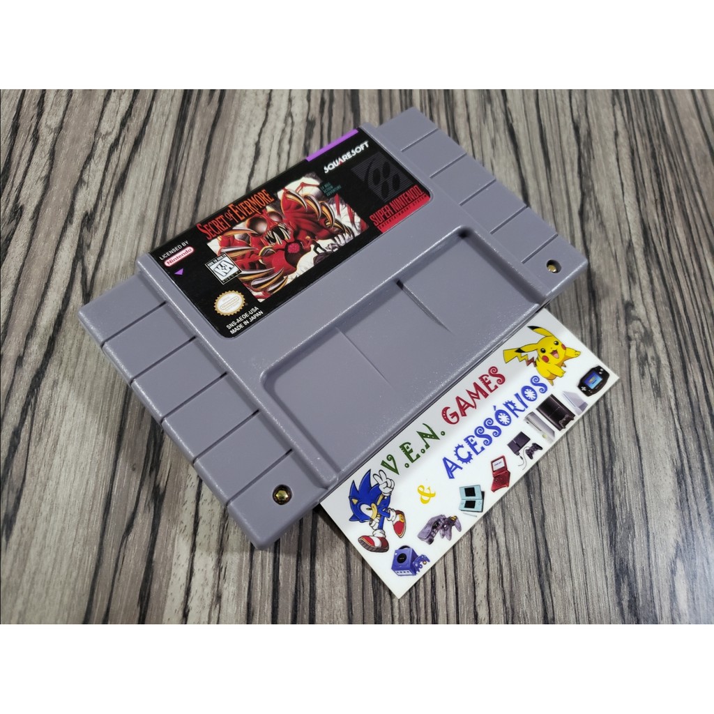 SECRET OF EVERMORE P/ SUPER NINTENDO + GARANTIA!!!!!