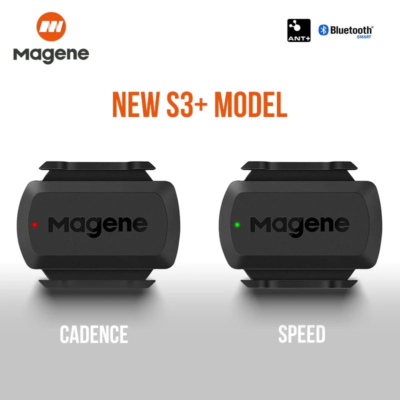 Magene S3 + Sensor De Cadência De Velocidade ANT Bluetooth Computador Medidor Para Garmin iGPSPORT Bryton zWIFT XOSS Dual Para Bicicleta