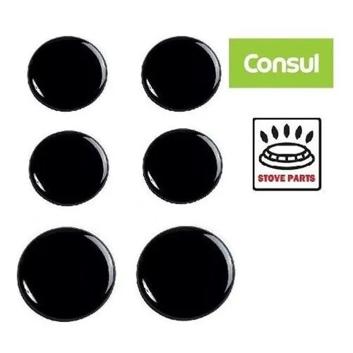 Kit Espalhador Peças Fogão Consul Facilite Cf576ab - 6 Bocas