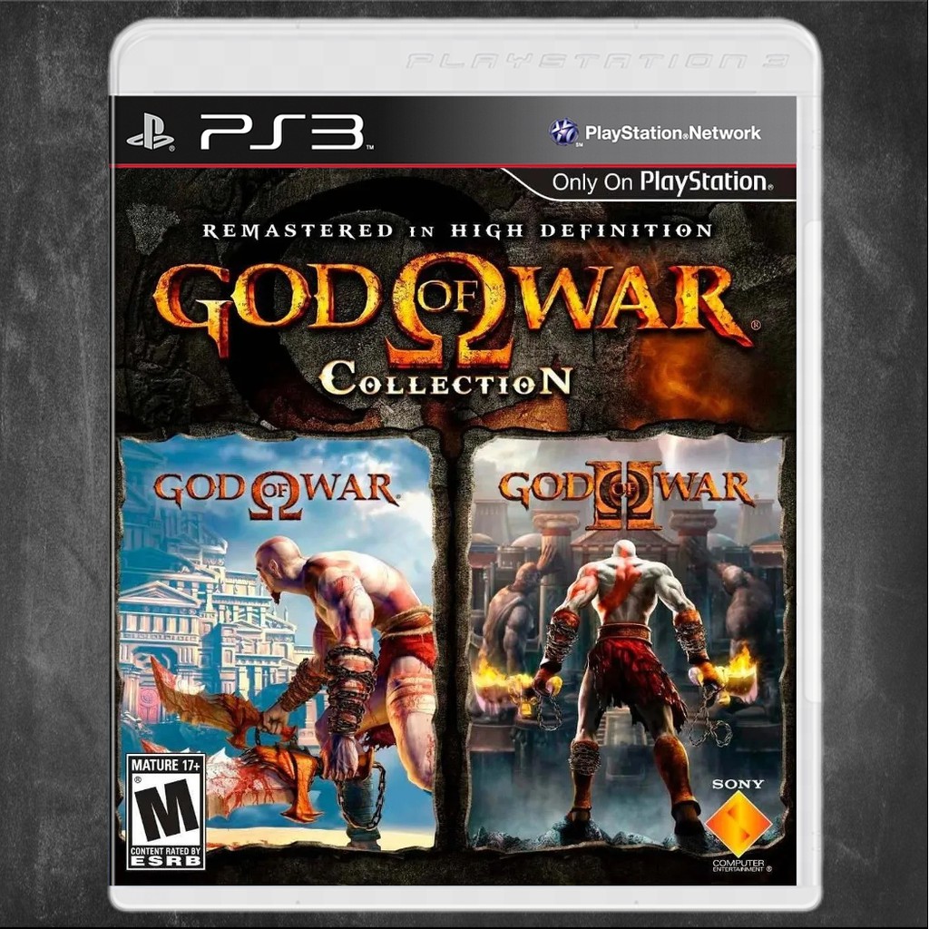 God of War 1 e 2 dublado português Ps2 - Escorrega o Preço