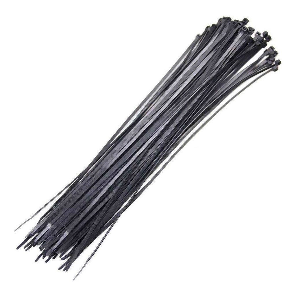 Cinta Plastica Fita Enforca Gato 20 Cm 200 Unid Preta