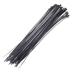 Cinta Plastica Fita Enforca Gato 20 Cm 200 Unid Preta