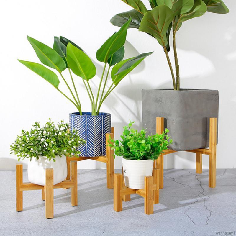 Wb. Vaso De Flor De Madeira Suporte De Plantas / Vaso De Flor Para  Ambientes Internos / Externos | Shopee Brasil