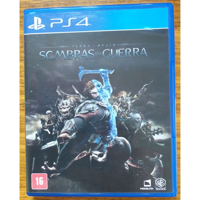 Jogo PS4 Sombras da Guerra Terra Média original semi-novo | Shopee Brasil