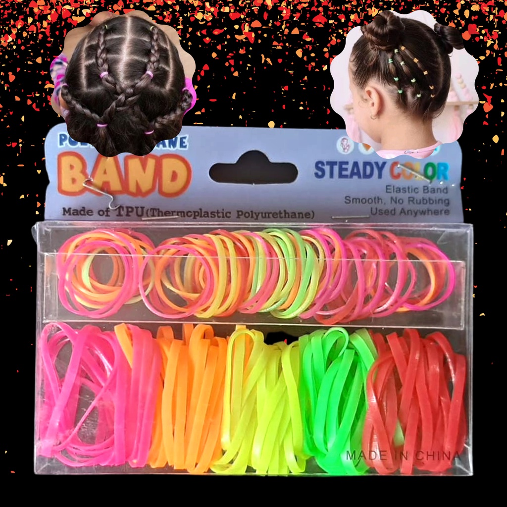 Kit Elasticos de Cabelo Femininos Colorido | Linguinha chuxa chuxinha para  penteados | infantil | elastiquinho de cabelo | Shopee Brasil