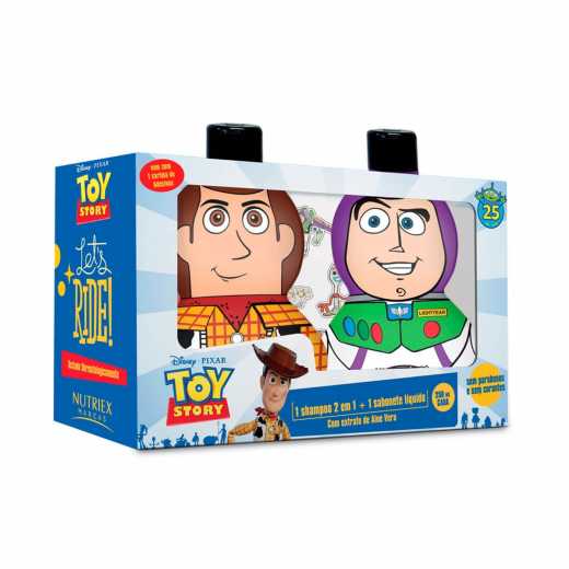 KIT NUTRIEX TOY STORY SHAMPOO 2 EM 1 250ML + SABONETE LÍQUIDO 230ML
