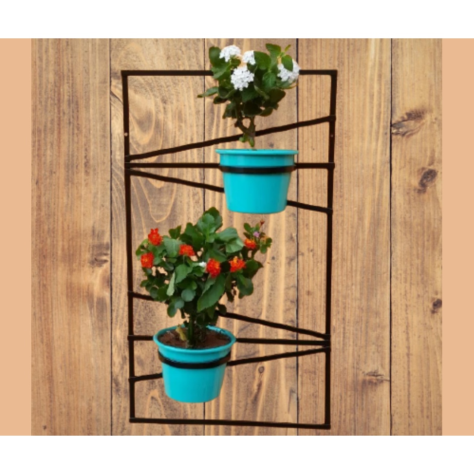 Suporte De Parede Para Plantas Vasos com aro de 13cm Treliça, Floreira, Suporte Para Plantas