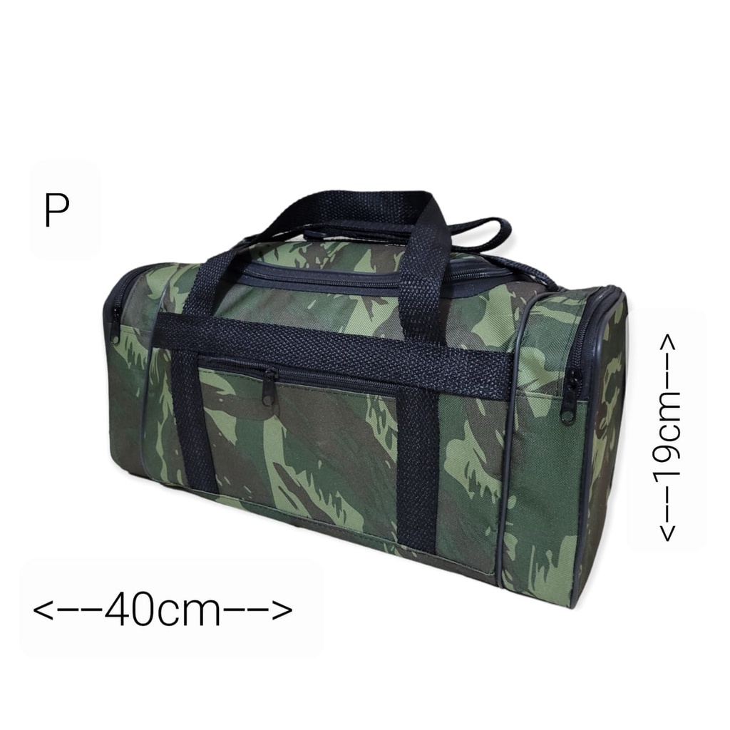 MALA BOLSA DE MÃO E OMBRO PEQUENA ML1 S/S CAMUFLADA  PARA PESCA, FUTEBOL, TRABALHO, LAZER