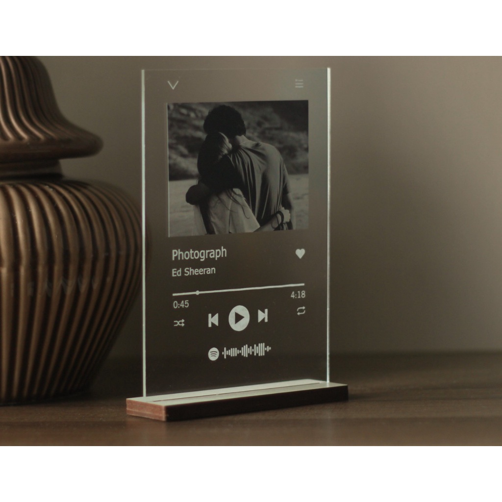 Placa Interativa Spotify Personalizada