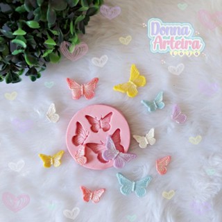 Molde de Silicone Borboletas cód 1456 | Biscuit, Pasta Americana, Confeitaria em Oferta na Shopee