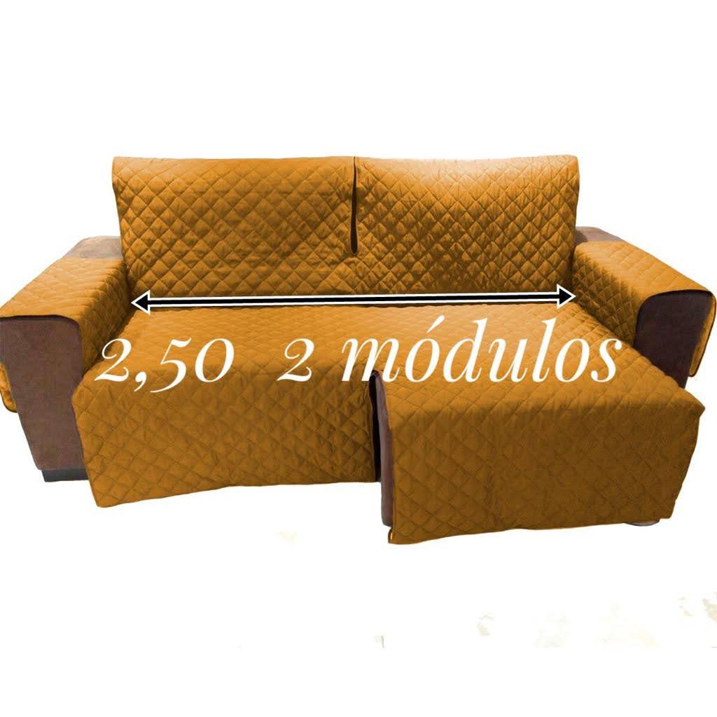 Protetor De Sofa 2,50 2 Modulos no assento(sem contar os braços) Retratil E  Reclinavel | Shopee Brasil