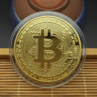 Bitcoin American Gold Coin Virtual Bitcoin Commemorative Coin
