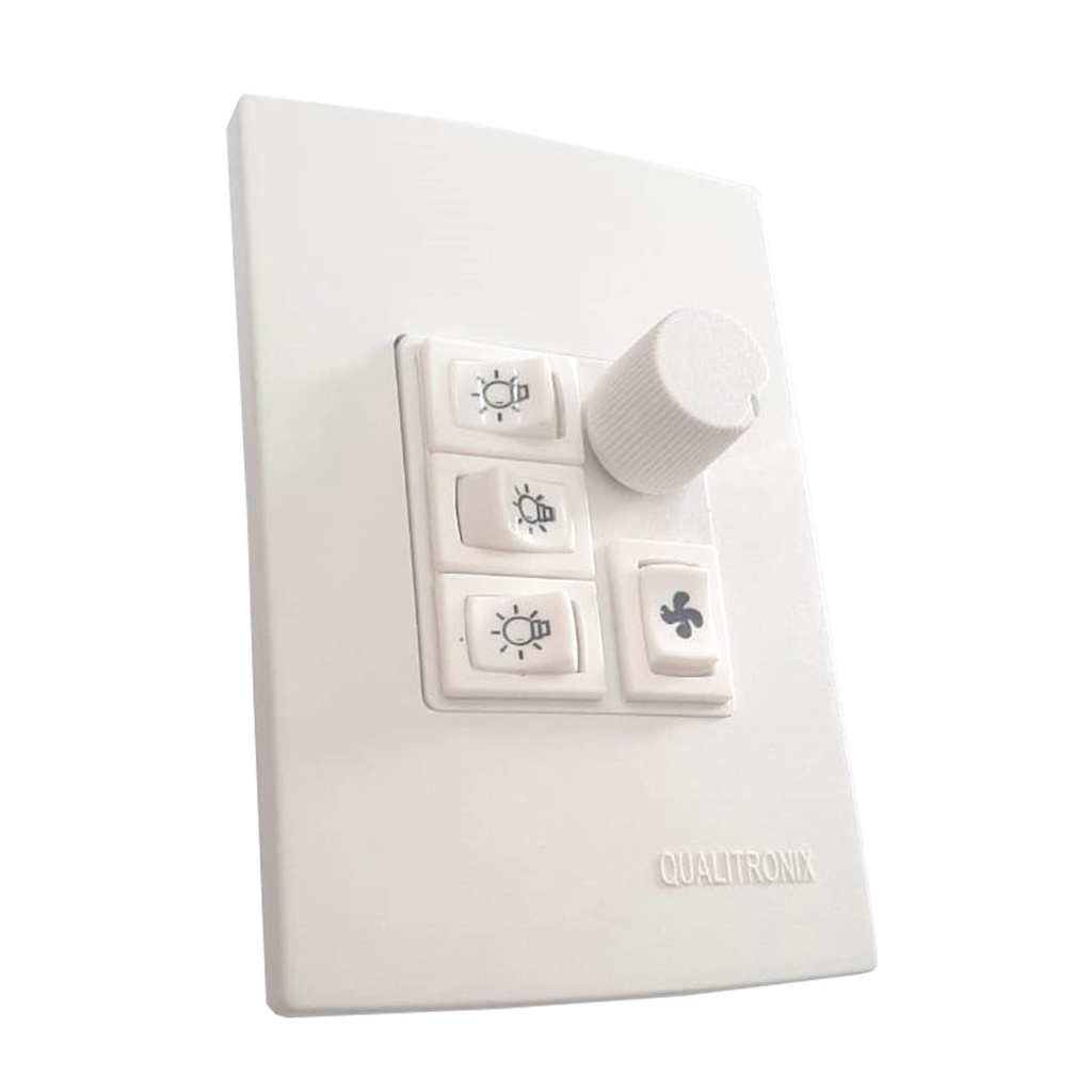 Controle Ventilador Teto Com Dimer Três Lâmpadas 4x2 em Oferta na Shopee