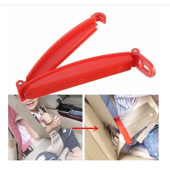 Trava Cinto Bebê Conforto Cadeirinha Segurança Clip T Original Grampo 12cm