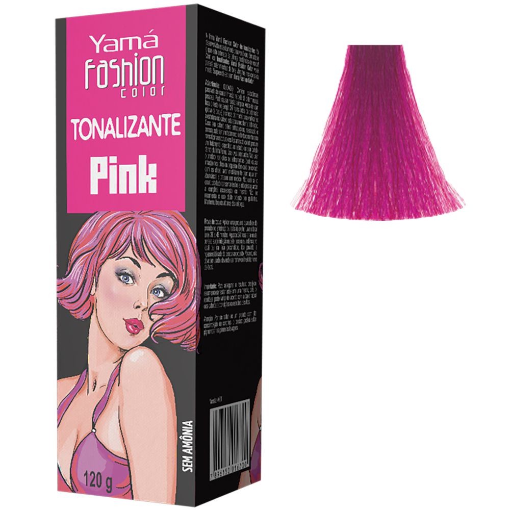 Tonalizante Fantasia Fashion Color Pink - Yamá Perfumaria em Casa