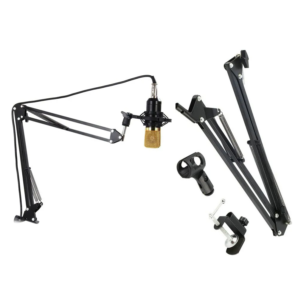 Pedestal Suporte Mesa Articulado Para Microfone Podcast Nb35