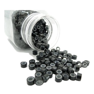 Microlink Revestido Silicone - 500 unidades - Mega Hair Para Cabelos