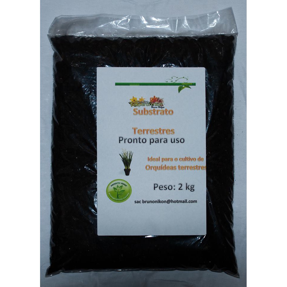 kit Substrato Orquídeas Terrestre 2 Kg com 2 unidades
