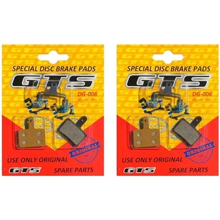 Pastilha de Freio GTS 2 Pares Modelo Quadrada Compatível com Shimano