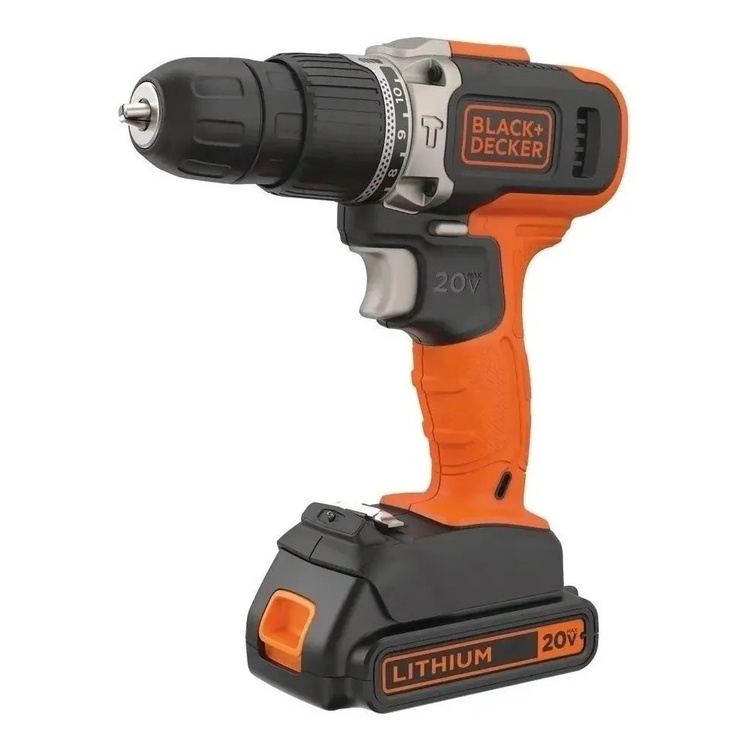 Parafusadeira Furadeira Impacto 20v Bcd704c1 - Black Decker em Oferta na Shopee