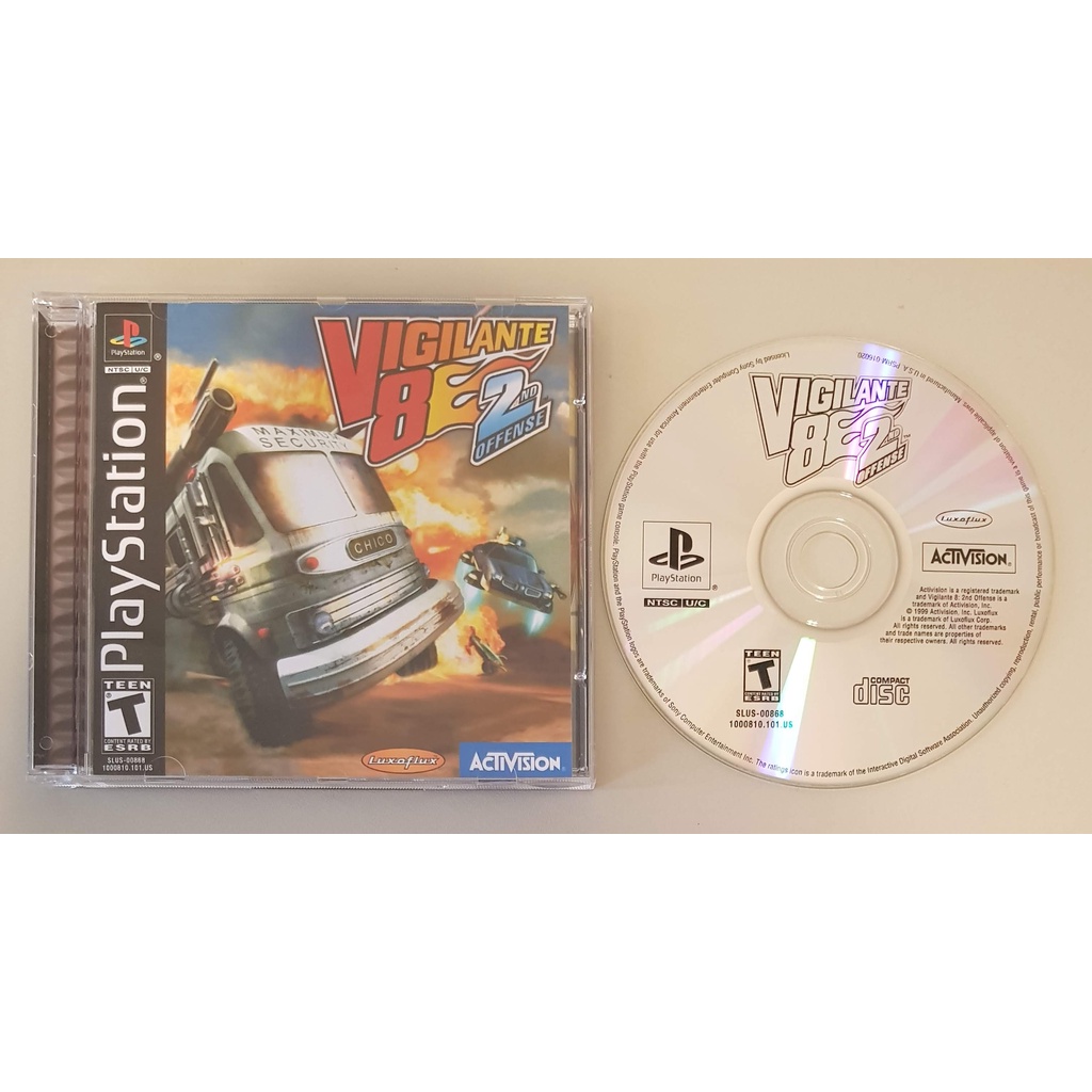 PS1 - Vigilante 8 2nd Offense - Leia a descrição
