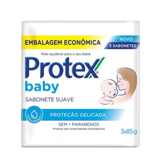 Sabonete Protex Baby Proteção Delicada com 3 unidades em Oferta na Shopee
