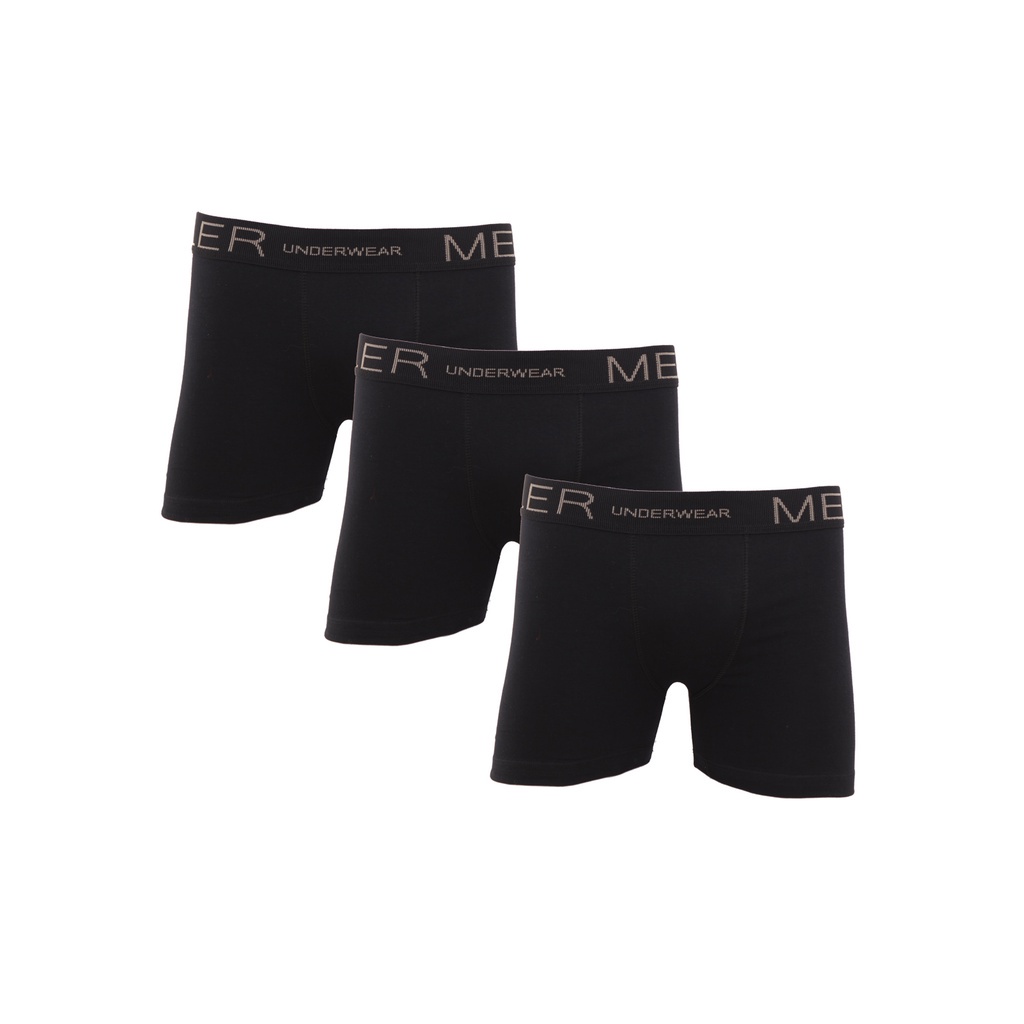 Kit 3 Cuecas Boxer Algodão Mechler Multicolorido