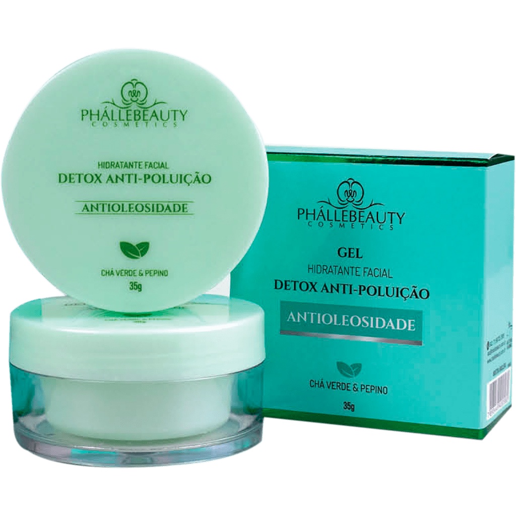 Gel Facial Detox Anti-Poluição PhálleBeauty PH0560 em Oferta na Shopee