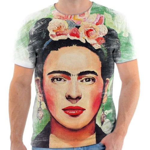 Camiseta Camisa Frida Kahlo Pintora  3