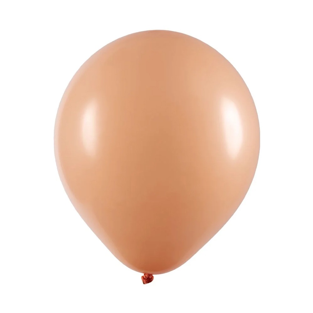 Balão De Festa Redondo Liso - Salmão - 12" 30cm - 24 unidades