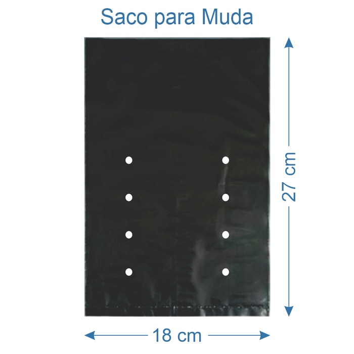 100 Saco de Muda 18x27cm
