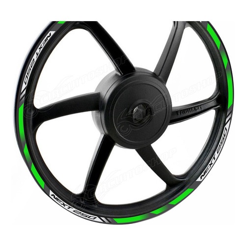 Friso Adesivo Refletivo D7 Roda Moto Dafra Next 250