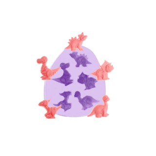 Molde de Silicone Mini Dinossauros - Molde de Silicone para Artesanato e Confeitaria