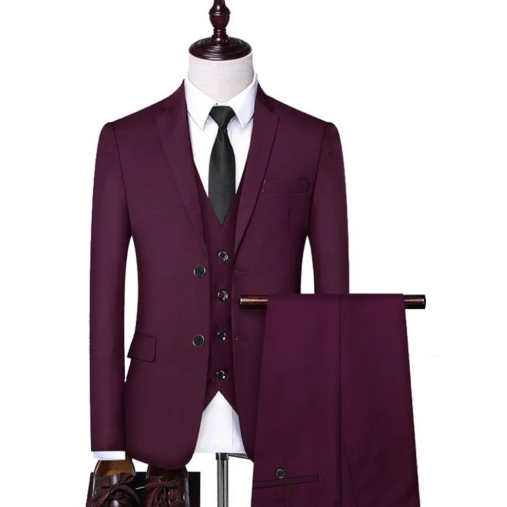 Terno Slim Masculino Completo de Luxo 4 Cores Super Promoção ( Blazer + Calça )