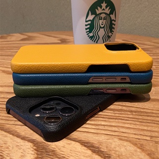 Capa Dura De Luxo Para Câmera De Couro iPhone 15 14 13 12 11 Pro Max XR XS Casing Business Vintage