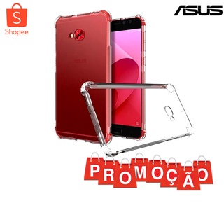 Capa Para Asus Zenfone 4 Selfie Zd553kl 5.5 +Pelicula de vidro de binde Capinha Celular Transparente Bordas Impacto Antiqueda Antishock
