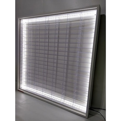 Estante Expositor 140 Nichos Acrilico P/ Hot Wheels 1:64 Led - 65x65x6,5