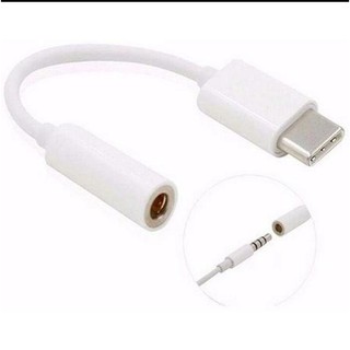 Adaptador Tipo C Type C Para P2 Áudio Fone De Ouvido 3,5mm