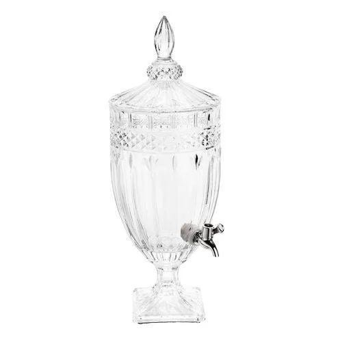 Suqueira / Dispenser de Cristal Brandon Transparente 4 Litros Wolff