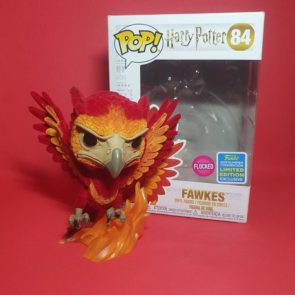 Funko Pop Harry Potter Fawkes Flocked 