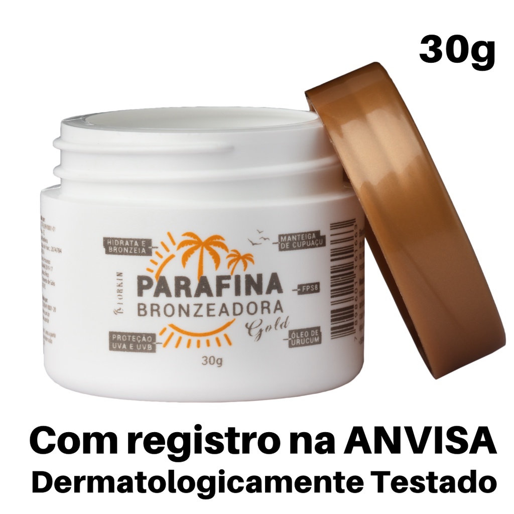 Parafina Bronzeadora Gold Parafina Bronzeadora com Óleo de Urucum e FPS8 30g