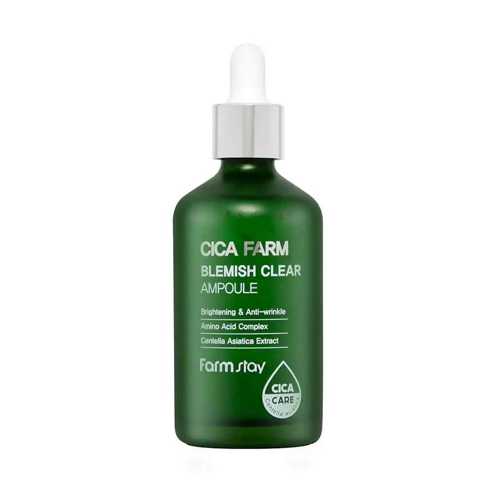 farmstay farm stay cica farm blemish clear ampoule 100ml - Beauty