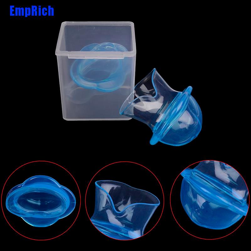 (Emprich) Dispositivo De Língua Anti-Ronco Silicone Apnea Aid Parar Ronco E Manga Azul em Oferta na Shopee