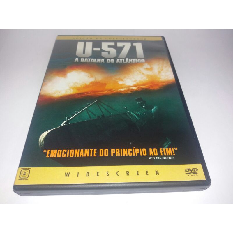 Dvd - U-571 : A Batalha do Atlantico - 2000 - Jon Bon Jovi - Encarte - Novo
