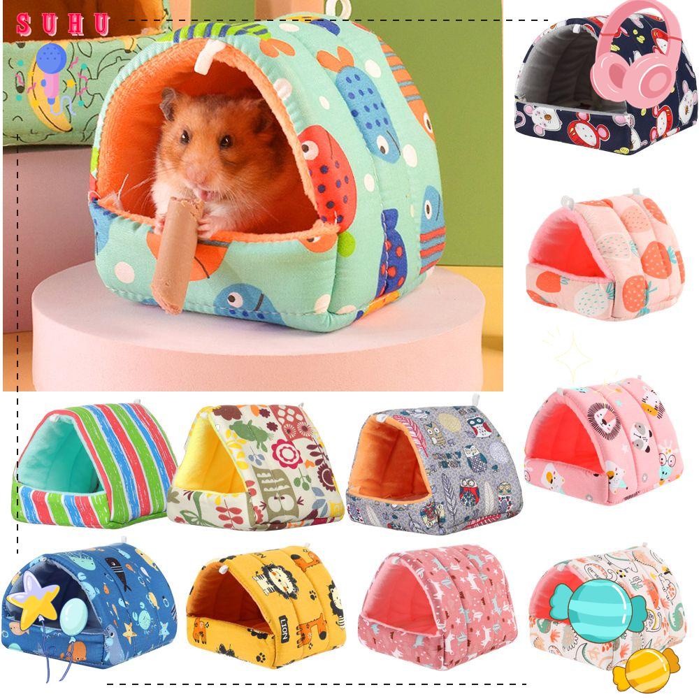 SUHU Casa De Hamster Animal/Cama/Mini Gaiola Colorido Confortável De Coelho Esquilo Para Dormir