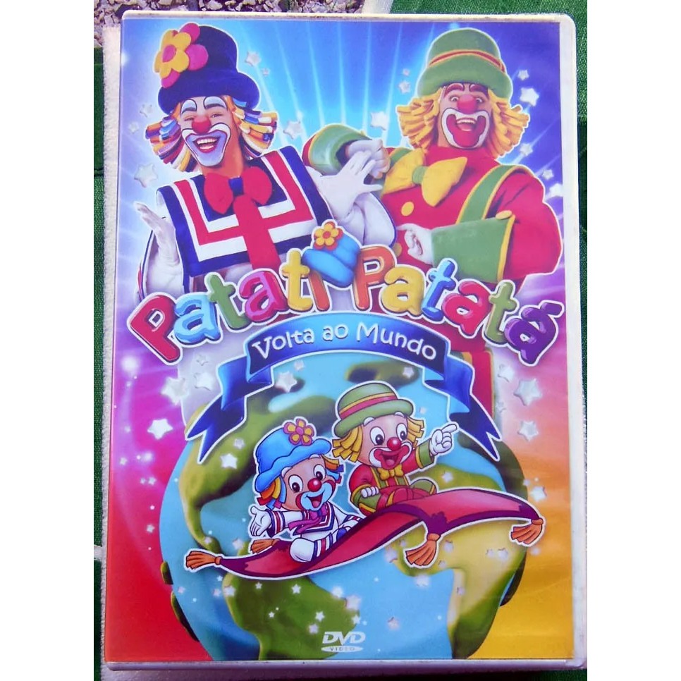 Dvd Patati Patatá Volta Ao Mundo 2010 Original Com Adesivos Shopee Brasil